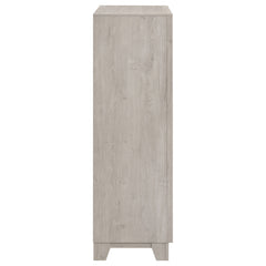 Farre Washed Grey 5-drawer Chest Of Drawers - Ornate Home