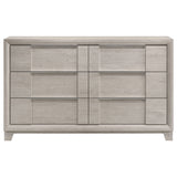 Farre Washed Grey 6-drawer Dresser - Ornate Home