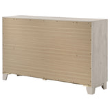 Farre Washed Grey 6-drawer Dresser - Ornate Home