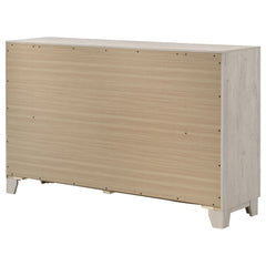 Farre Washed Grey 6-drawer Dresser - Ornate Home