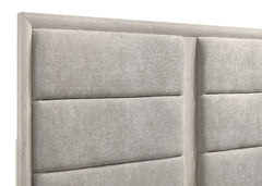 Farre Washed Grey Queen Upholstered Storage Platform Bed - Ornate Home