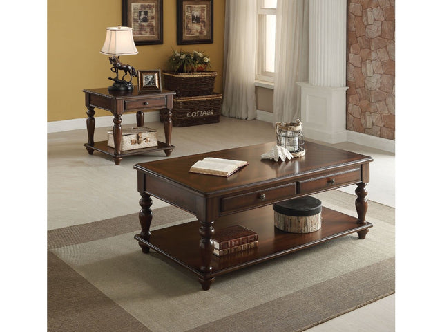 Farrel Walnut Coffee Table - Ornate Home