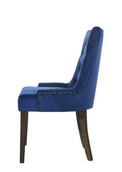 Farren Blue Side Chair (Set of 2) - Ornate Home