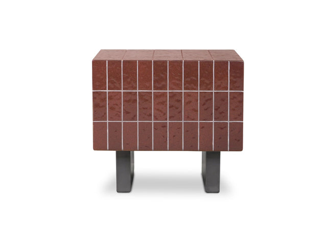 Farren Brown Outdoor Side Table - Ornate Home