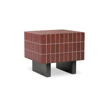 Farren Brown Outdoor Side Table - Ornate Home