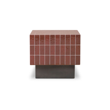 Farren Brown Outdoor Side Table - Ornate Home