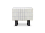 Farren Cream Outdoor Side Table - Ornate Home