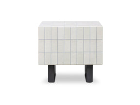 Farren Cream Outdoor Side Table - Ornate Home