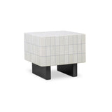 Farren Cream Outdoor Side Table - Ornate Home