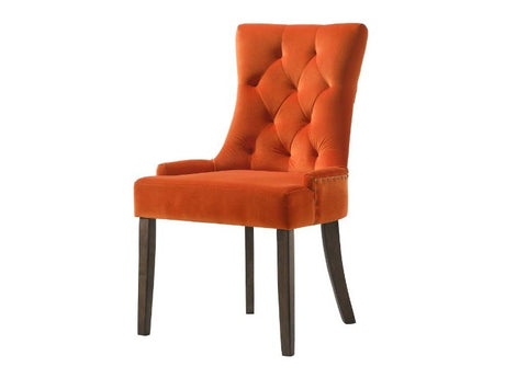 Farren Orange Side Chair (Set of 2) - Ornate Home