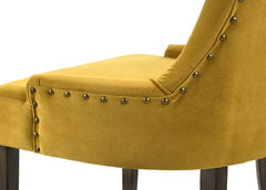Farren Yellow Side Chair (Set of 2) - Ornate Home