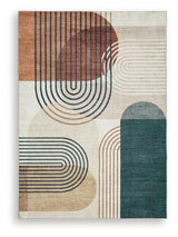 Farrendale Multi Washable Medium Rug - Ornate Home