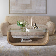Farrington Woodtone Modern Coffee Table - Ornate Home