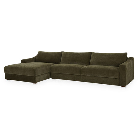 Farrow Cedar Green Left Sectional - Ornate Home