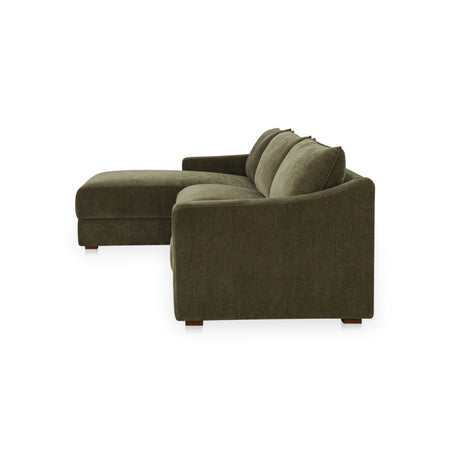 Farrow Cedar Green Left Sectional - Ornate Home