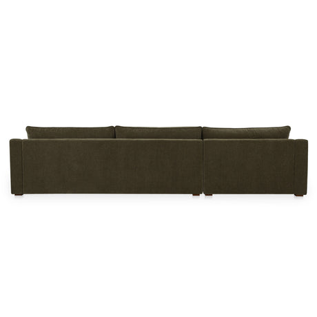 Farrow Cedar Green Left Sectional - Ornate Home