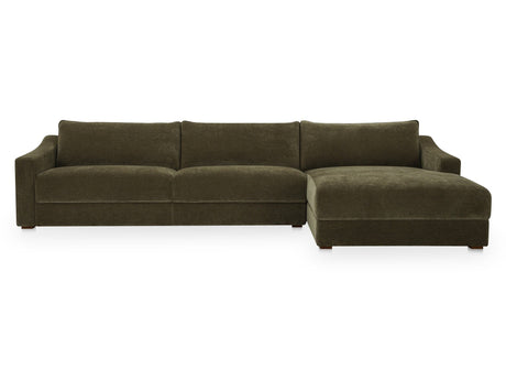 Farrow Cedar Green Right Sectional - Ornate Home