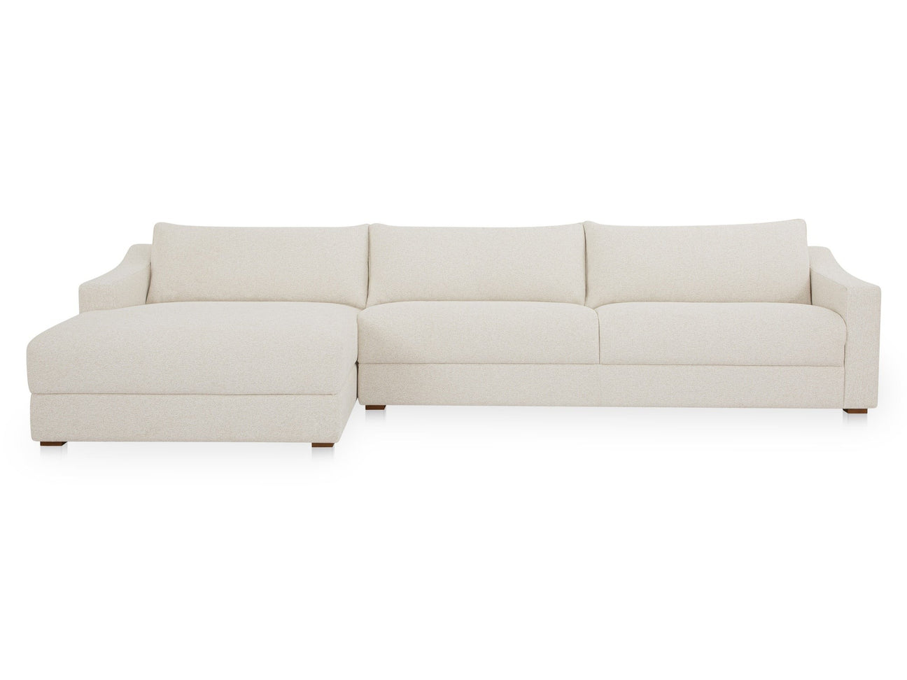 Farrow Flecked Oat Left Sectional - Ornate Home