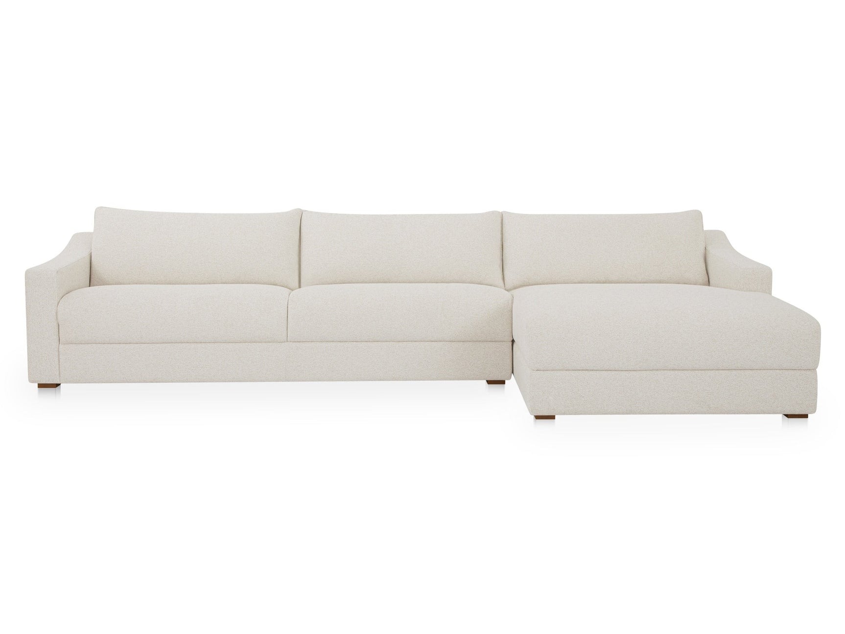 Farrow Flecked Oat Right Sectional - Ornate Home
