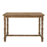Farsiris Weathered Oak Counter Height Table - Ornate Home