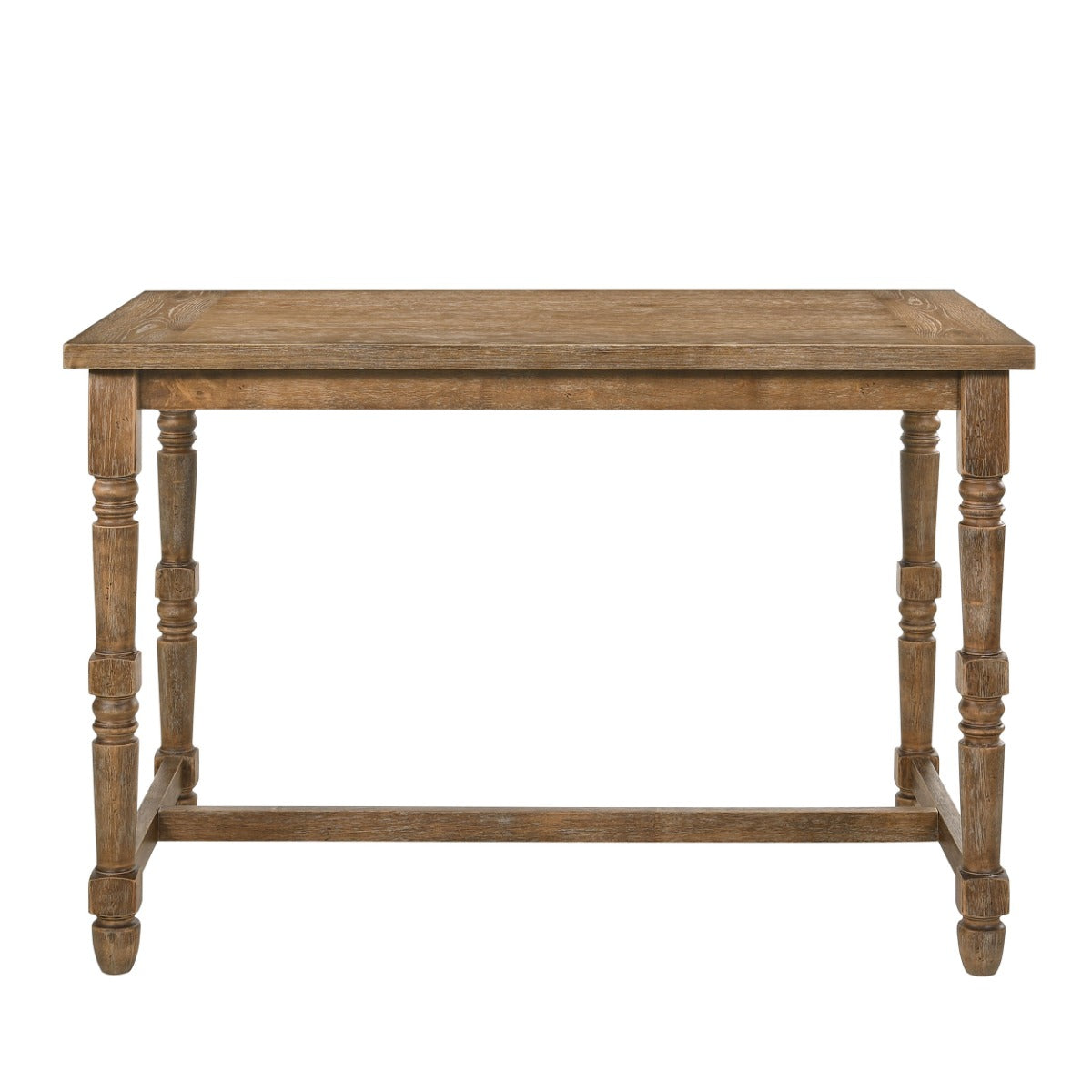 Farsiris Weathered Oak Counter Height Table - Ornate Home