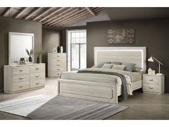 Farsund Dusty Gray E.King Bed - Ornate Home