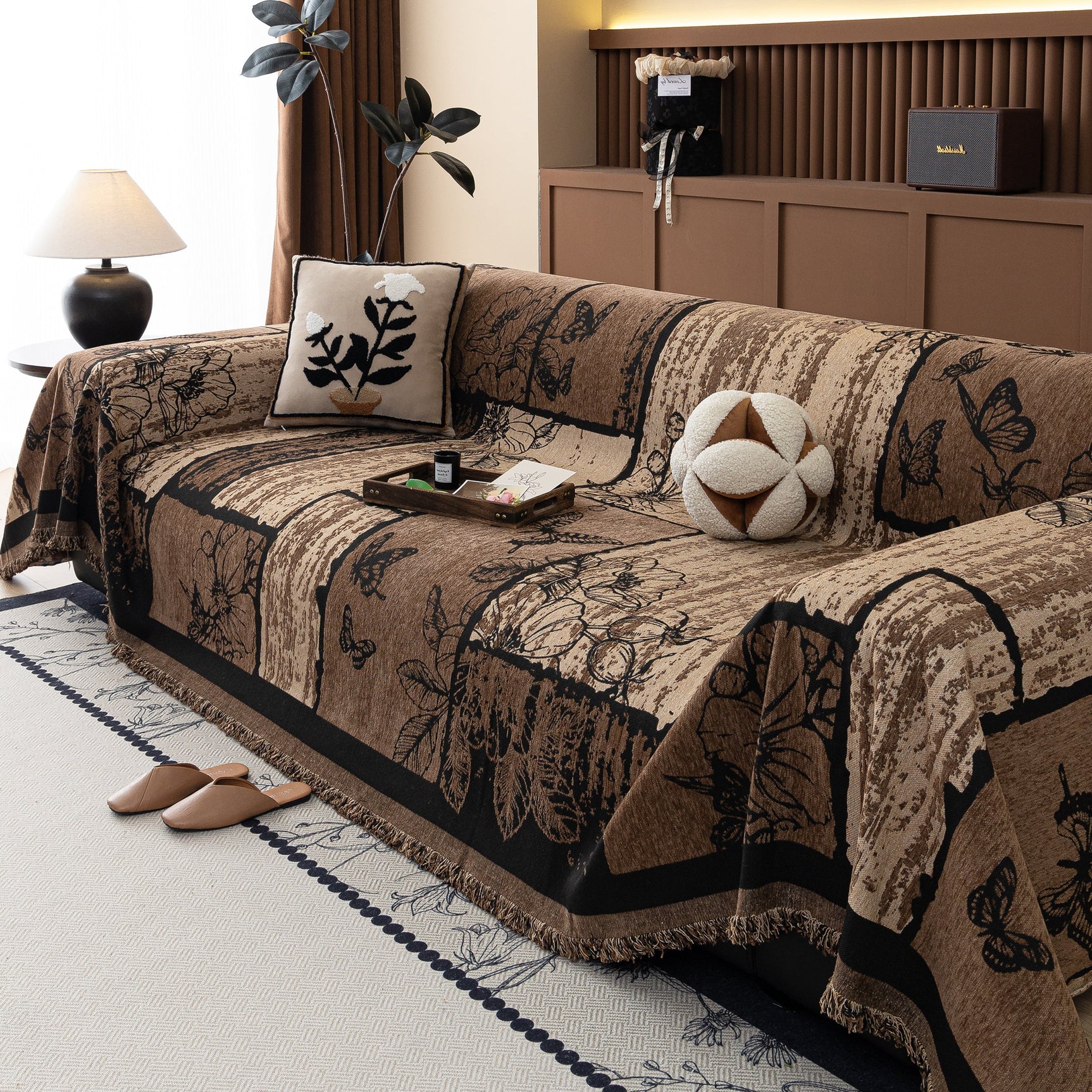 Fashion Couch Cover Blanket Bohemian Sectional Sofa Protector Furniture Covers for Sofas - Ornate Home