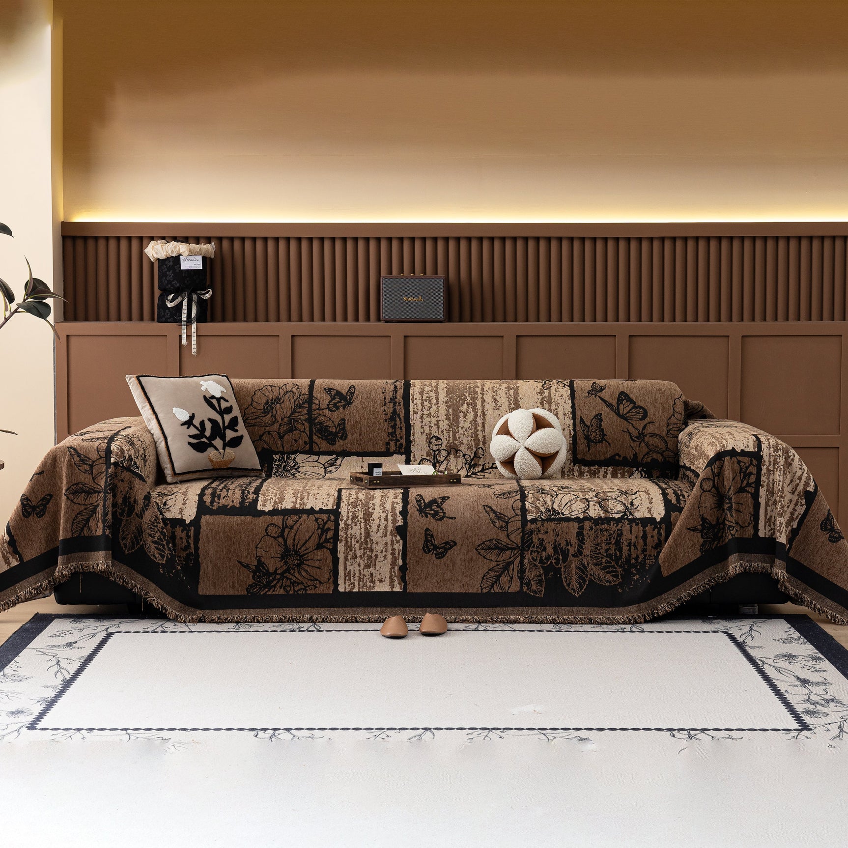 Fashion Couch Cover Blanket Bohemian Sectional Sofa Protector Furniture Covers for Sofas - Ornate Home