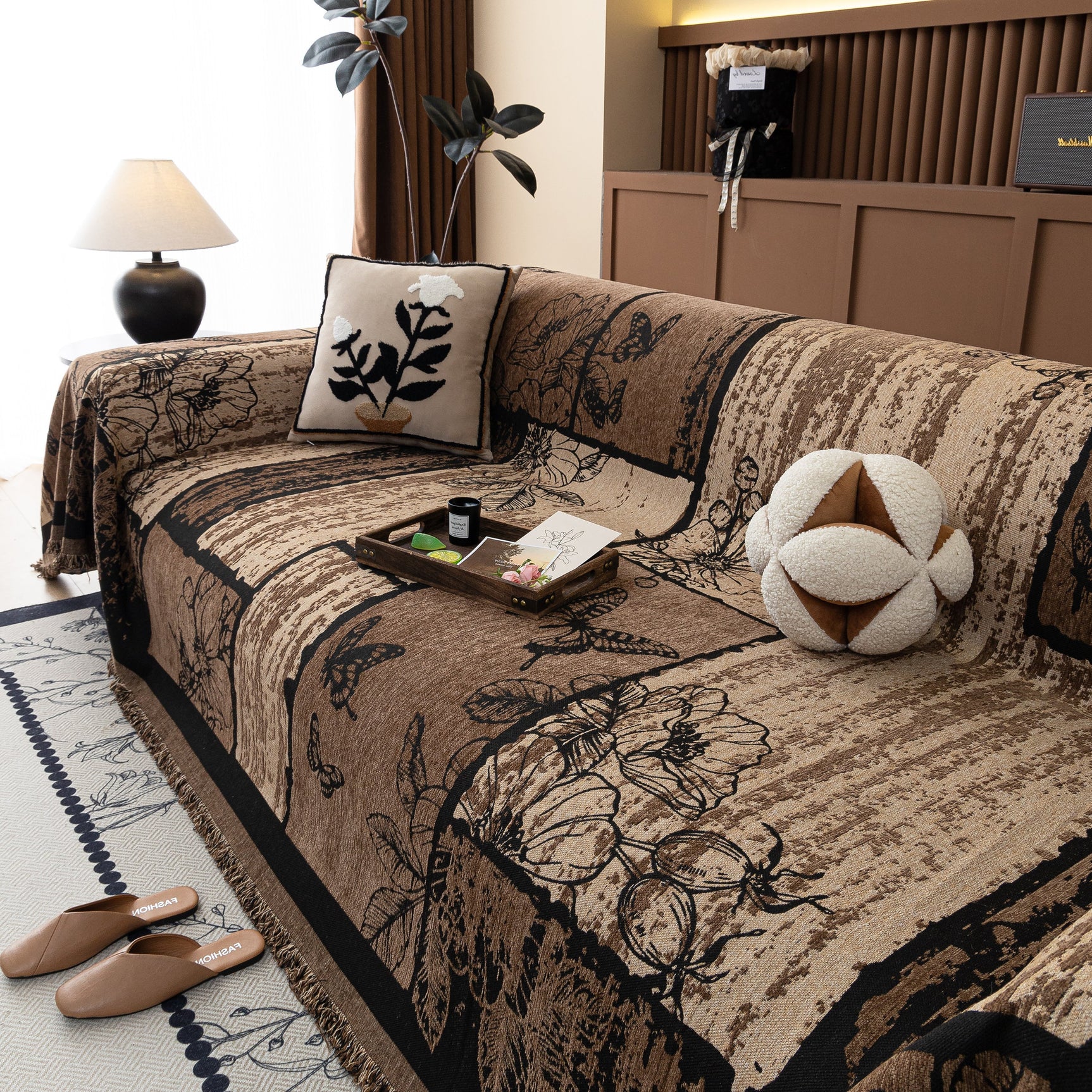 Fashion Couch Cover Blanket Bohemian Sectional Sofa Protector Furniture Covers for Sofas - Ornate Home