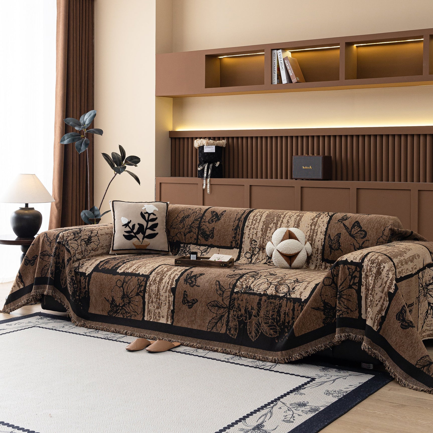 Fashion Couch Cover Blanket Bohemian Sectional Sofa Protector Furniture Covers for Sofas - Ornate Home