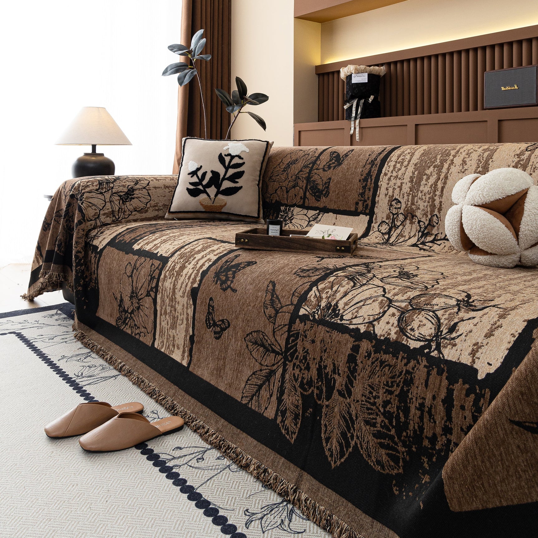 Fashion Couch Cover Blanket Bohemian Sectional Sofa Protector Furniture Covers for Sofas - Ornate Home
