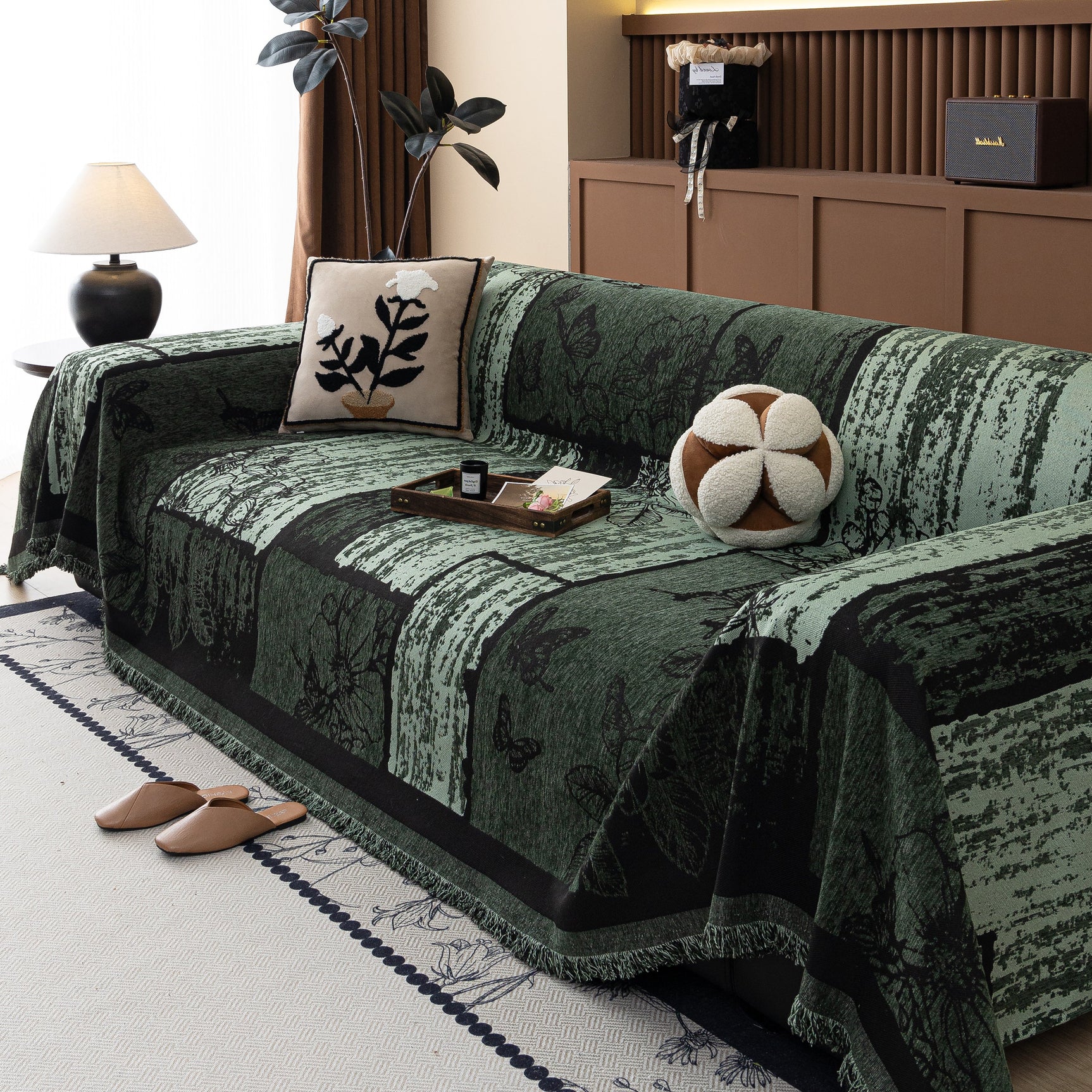 Fashion Couch Cover Blanket Bohemian Sectional Sofa Protector Furniture Covers for Sofas - Ornate Home