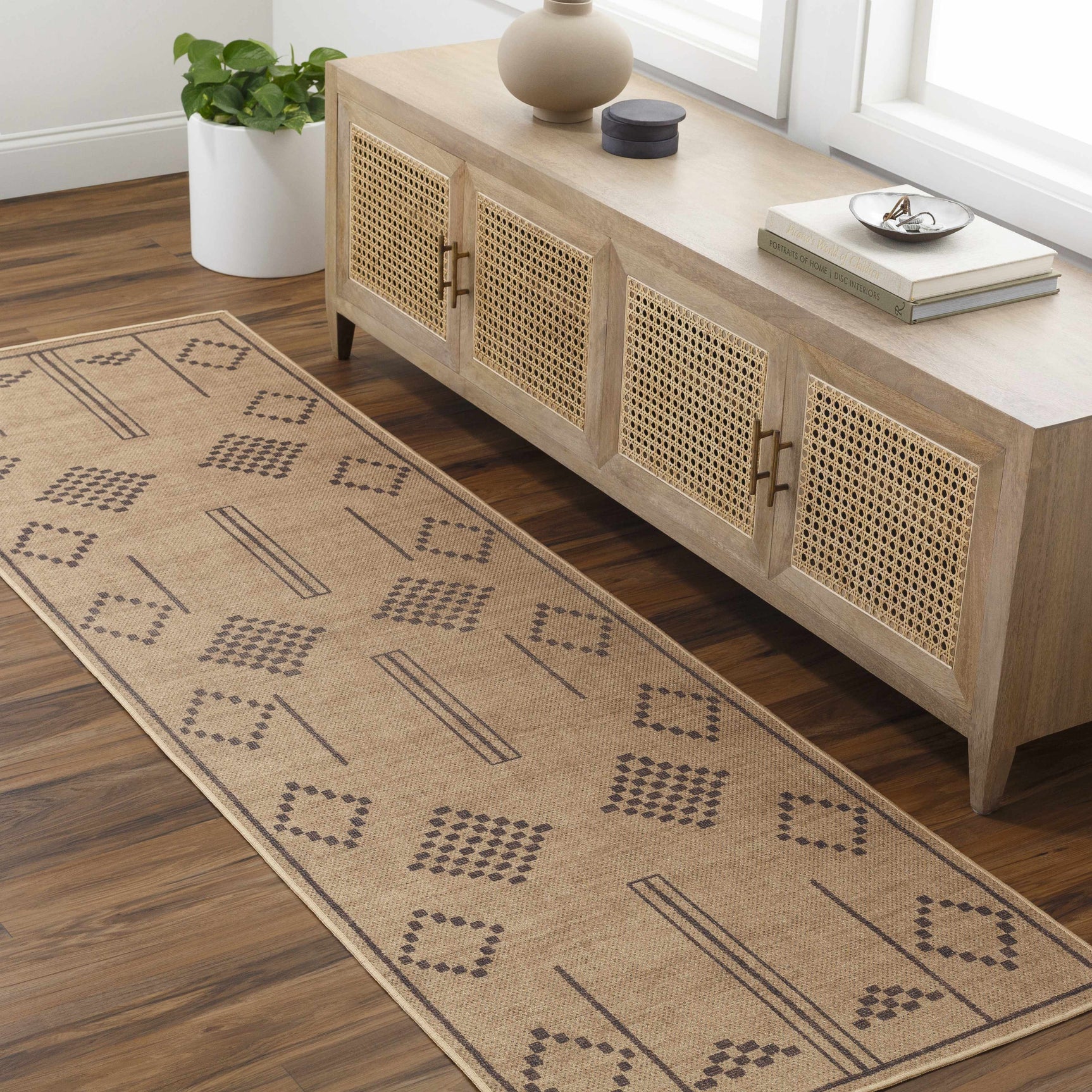Fathi Washable Area Rug - Clearance - Ornate Home