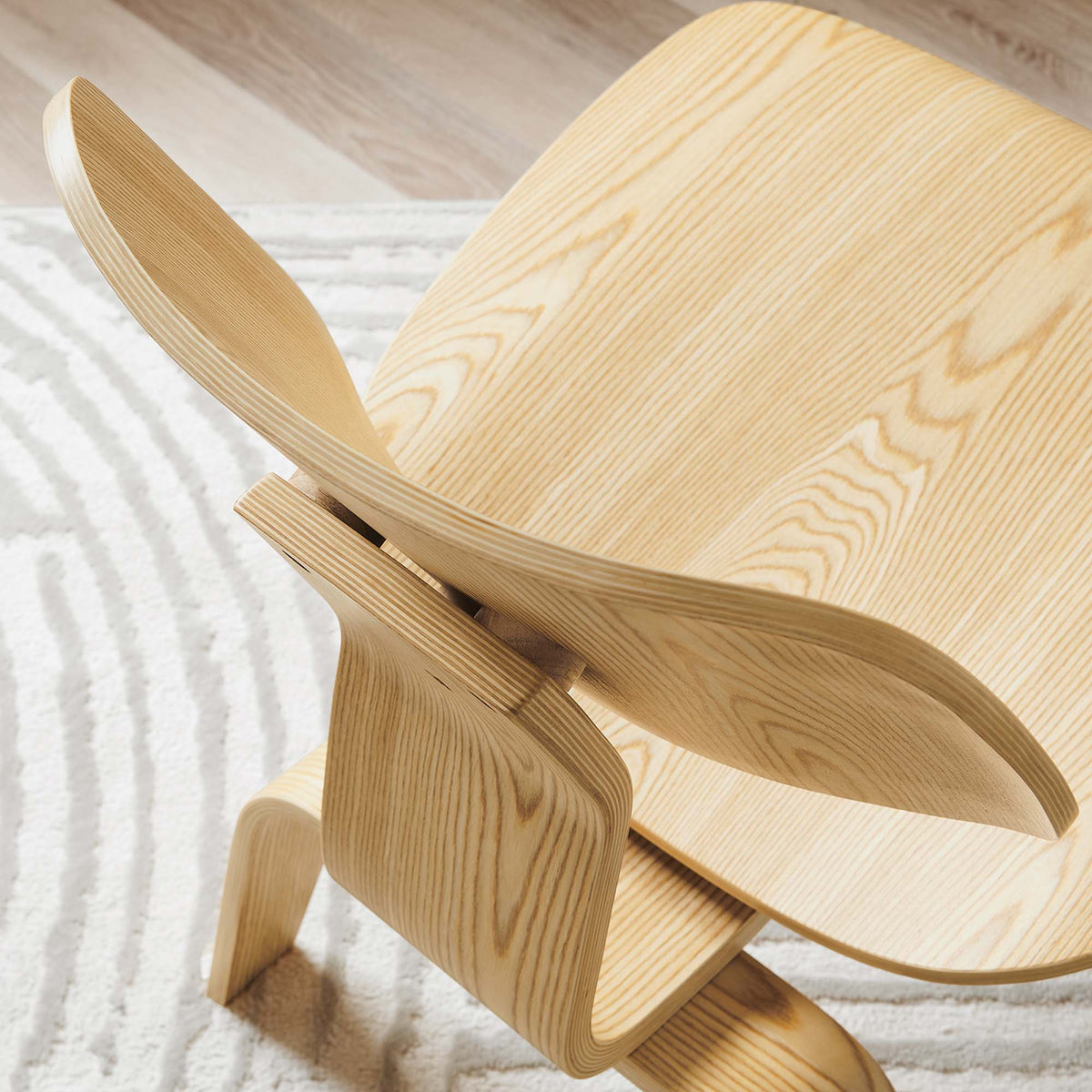 Fathom Natural Wood Lounge Chair - Ornate Home