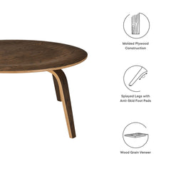 Fathom Walnut Wood Coffee Table - Ornate Home