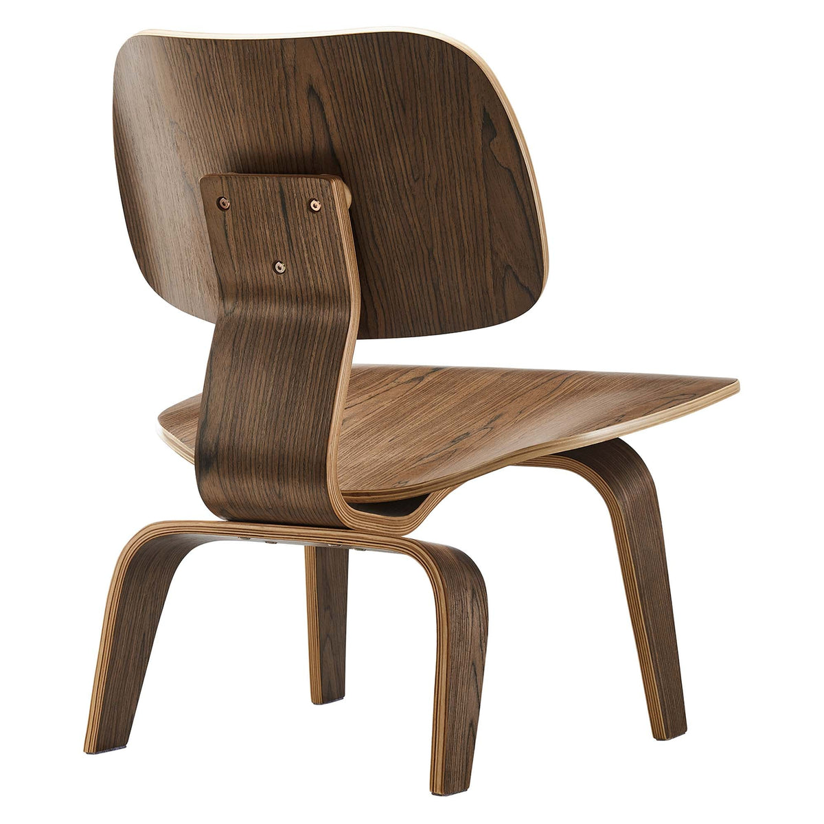 Fathom Walnut Wood Lounge Chair - Ornate Home