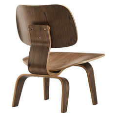 Fathom Walnut Wood Lounge Chair - Ornate Home