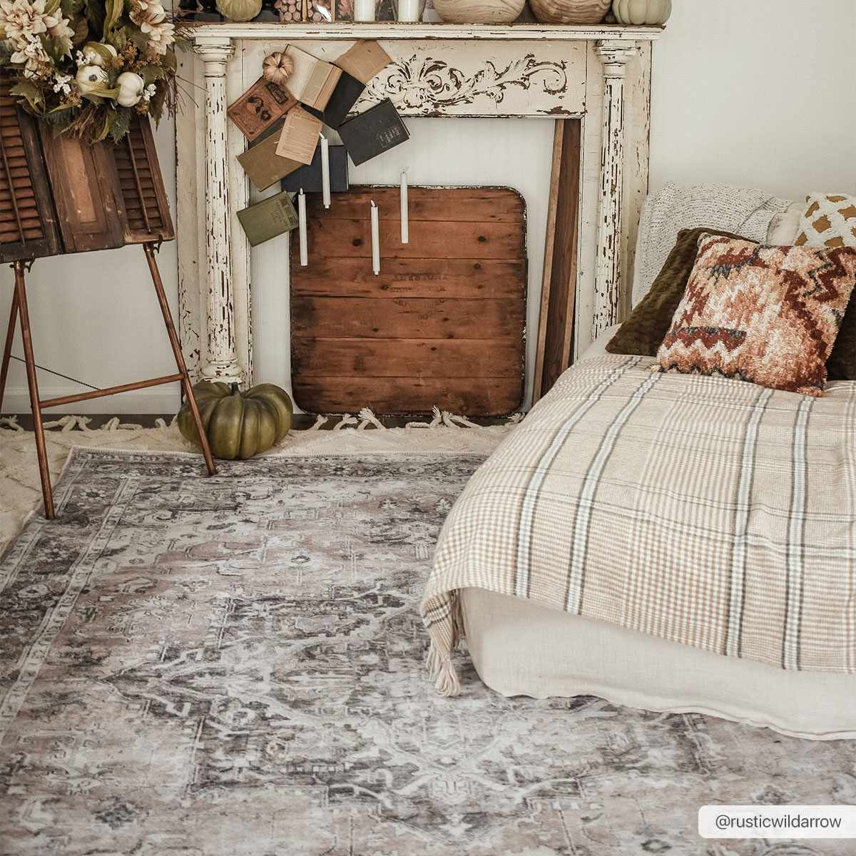 Fatih Tumble Dry Washable Rug - Ornate Home