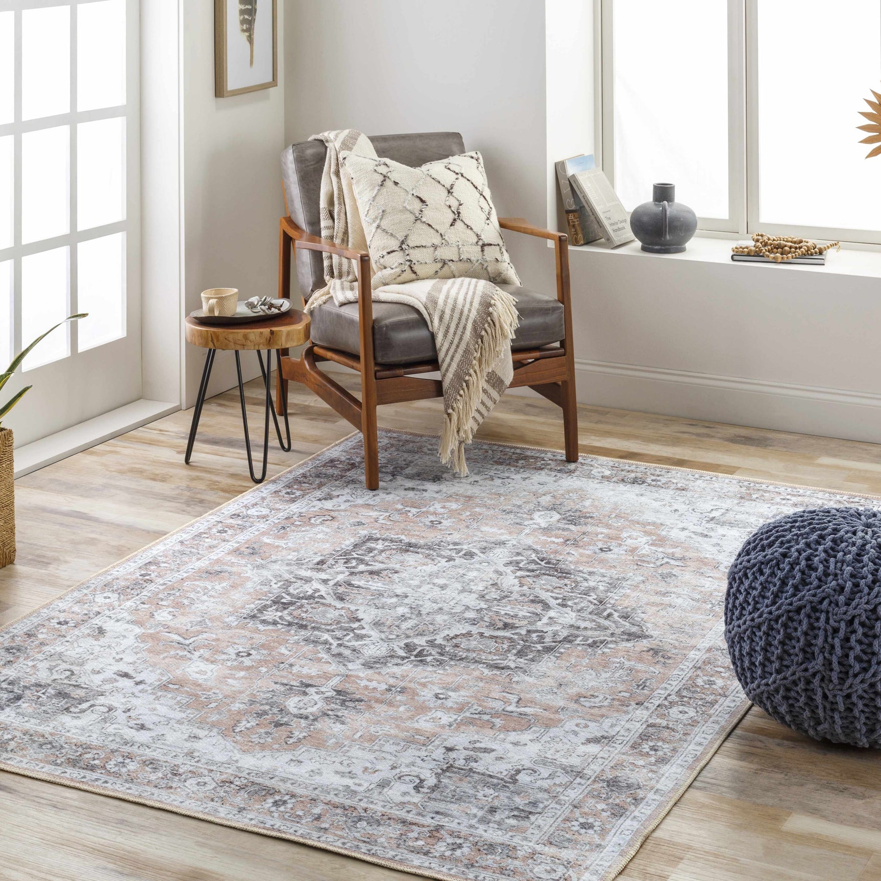 Fatih Tumble Dry Washable Rug - Ornate Home