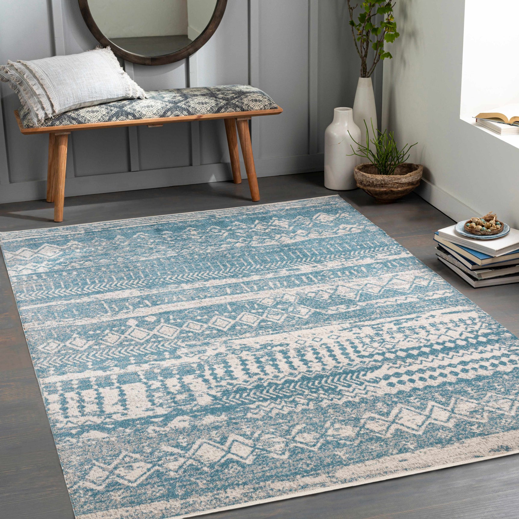 Fatsa Washable Area Rug - Clearance - Ornate Home