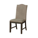 Faulk Espresso & Warm Gray Dining Chair (Set of 2) - Ornate Home