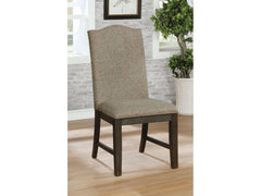 Faulk Espresso & Warm Gray Dining Room Set / 7pc - Ornate Home