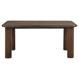 Faulkner Brown Oak 84-inch Extension Wood Dining Table - Ornate Home