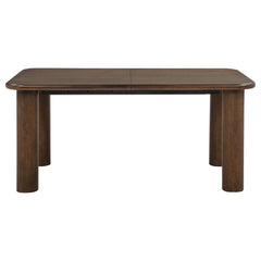 Faulkner Brown Oak 84-inch Extension Wood Dining Table - Ornate Home