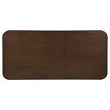 Faulkner Brown Oak 84-inch Extension Wood Dining Table - Ornate Home