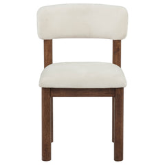 Faulkner Cream Upholstered Dining Side Chair (Set Of 2) - Ornate Home