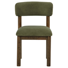 Faulkner Moss Green Upholstered Dining Side Chair (Set Of 2) - Ornate Home