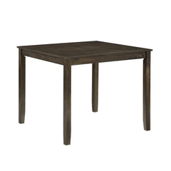 Faust Charcoal Brown/Dark Brown 5-Piece Pack Dinette Set - Ornate Home