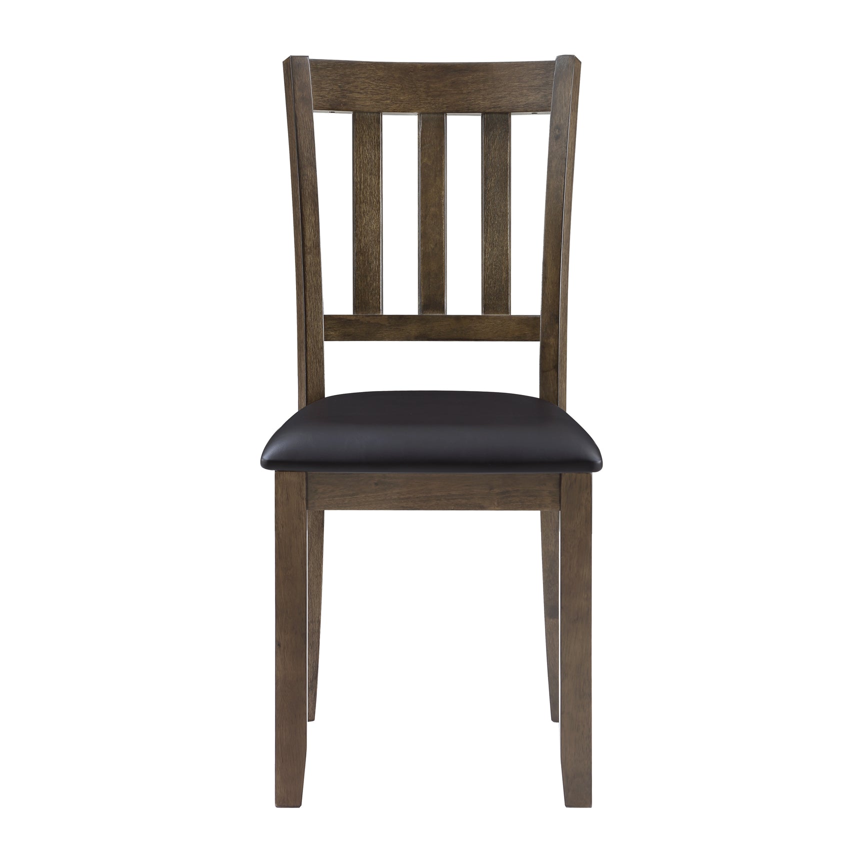 Faust Charcoal Brown/Dark Brown 5-Piece Pack Dinette Set - Ornate Home