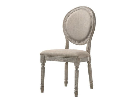 Faustine Tan Side Chair (Set of 2) - Ornate Home